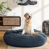 i.Pet Pet bed Dog Cat Calming Pet bed Large 90cm Dark Grey Sleeping Comfy Cave Washable i.Pet