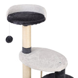 i.Pet Cat Tree 112cm Trees Scratching Post Scratcher Tower Condo House Furniture Wood i.Pet