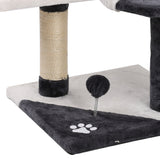 i.Pet Cat Tree 112cm Trees Scratching Post Scratcher Tower Condo House Furniture Wood i.Pet