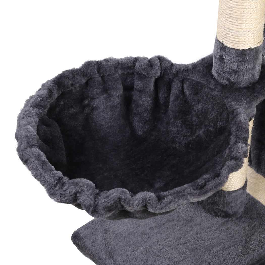 i.Pet Cat Tree 120cm Trees Scratching Post Scratcher Tower Condo House Furniture Wood Multi Level i.Pet