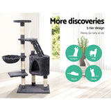 i.Pet Cat Tree 120cm Trees Scratching Post Scratcher Tower Condo House Furniture Wood Multi Level i.Pet