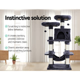 i.Pet Cat Tree Trees Scratching Post Scratcher Tower Condo House Furniture Wood i.Pet