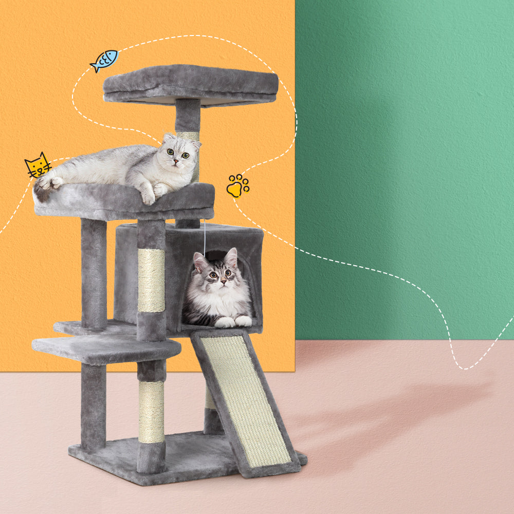 i.Pet Cat Tree Tower Scratching Post Scratcher Wood Condo House Bed Trees 103cm i.Pet