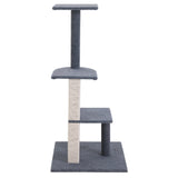 i.Pet Cat Tree 124cm Trees Scratching Post Scratcher Tower Condo House Furniture Wood Steps i.Pet