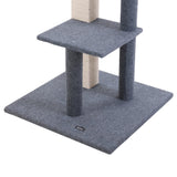 i.Pet Cat Tree 124cm Trees Scratching Post Scratcher Tower Condo House Furniture Wood Steps i.Pet
