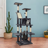 i.Pet Cat Tree 171cm Trees Scratching Post Scratcher Tower Condo House Furniture Wood i.Pet