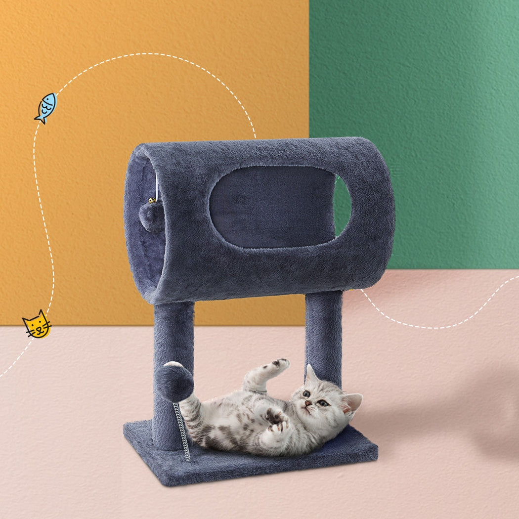 i.Pet Cat Tree Scratching Post Scratcher Tower Condo House Grey 53cm i.Pet