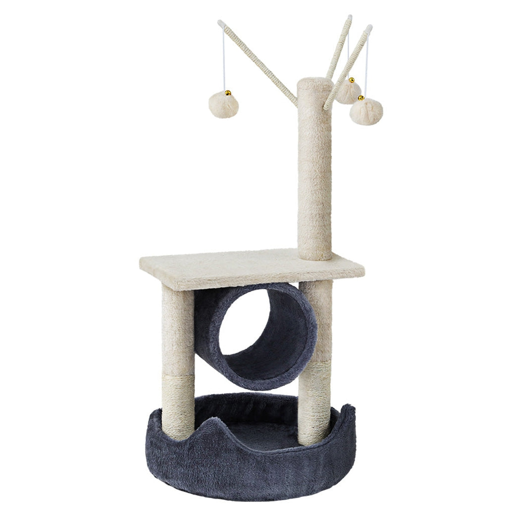 i.Pet Cat Tree Scratching Post Scratcher Tower Condo House Hanging toys 53cm i.Pet