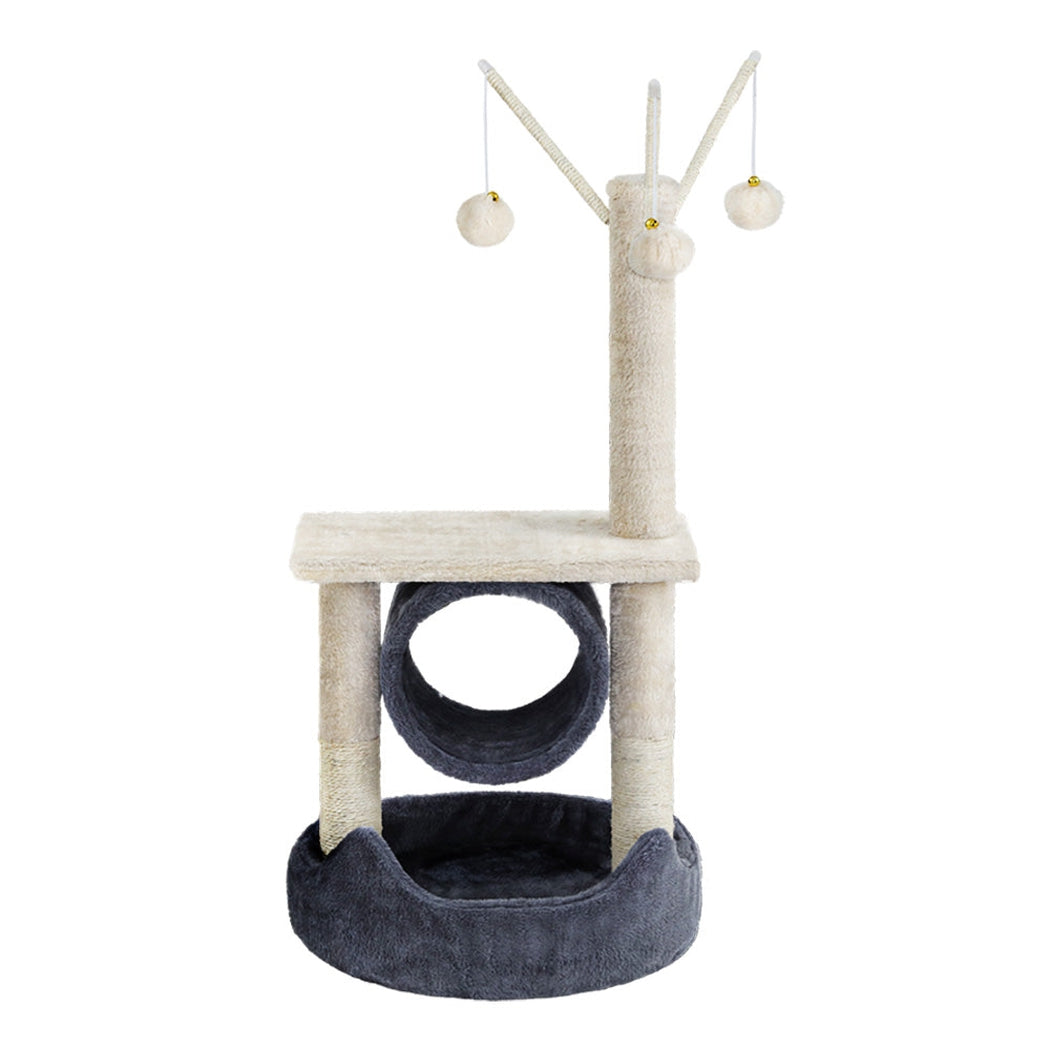 i.Pet Cat Tree Scratching Post Scratcher Tower Condo House Hanging toys 53cm i.Pet