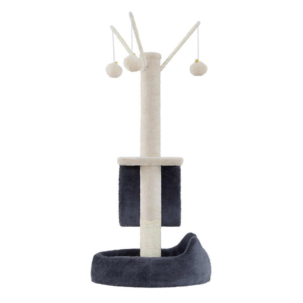 i.Pet Cat Tree Scratching Post Scratcher Tower Condo House Hanging toys 53cm i.Pet
