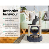 i.Pet Cat Tree Scratching Post Scratcher Tower Condo House Hanging toys 53cm i.Pet
