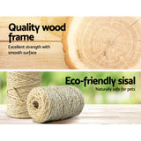 i.Pet Cat Tree 140cm Trees Scratching Post Scratcher Tower Condo House Furniture Wood i.Pet