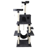 i.Pet Cat Tree 184cm Trees Scratching Post Scratcher Tower Condo House Furniture Wood i.Pet