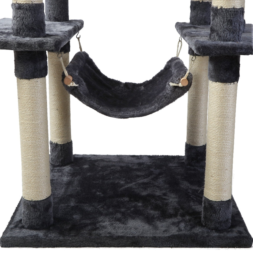 i.Pet Cat Tree 184cm Trees Scratching Post Scratcher Tower Condo House Furniture Wood i.Pet