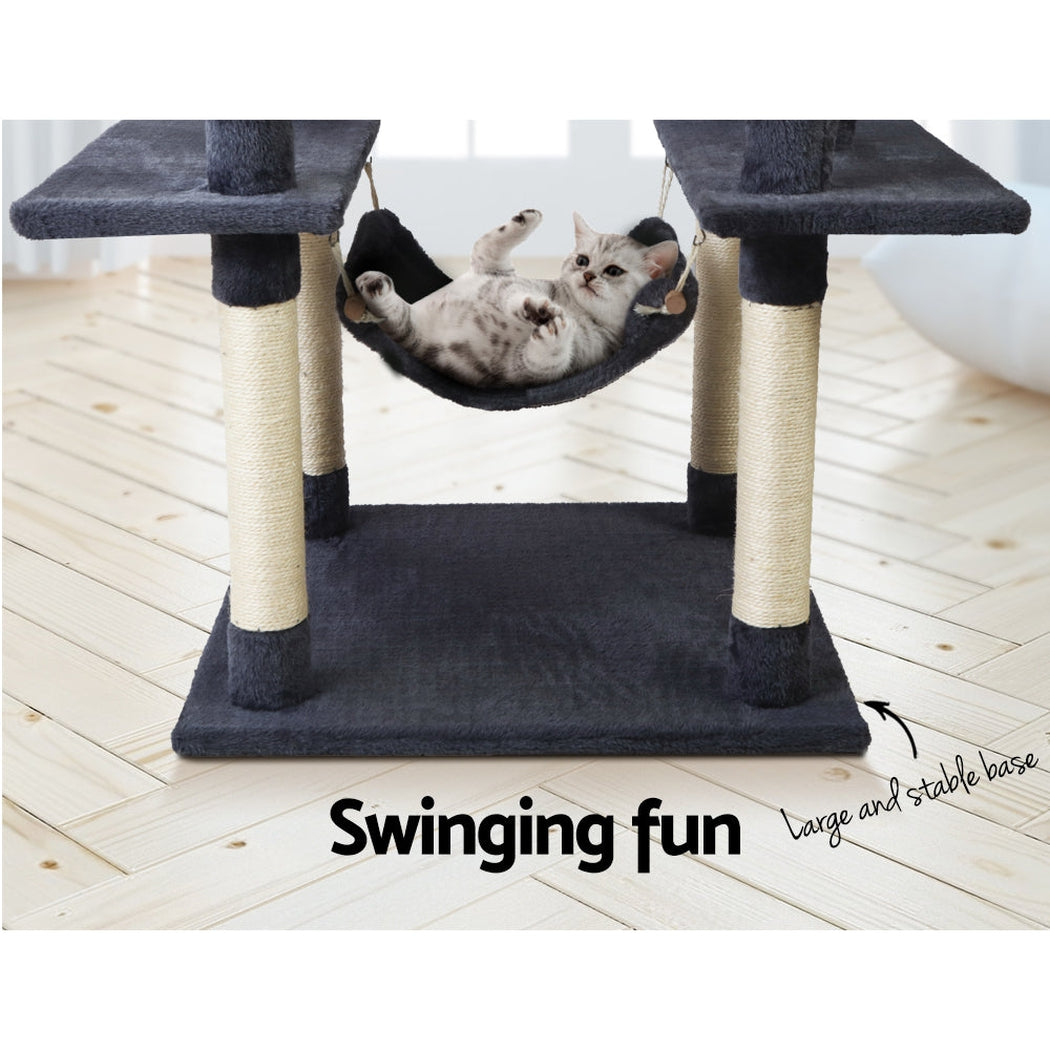 i.Pet Cat Tree 184cm Trees Scratching Post Scratcher Tower Condo House Furniture Wood i.Pet