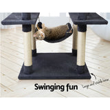 i.Pet Cat Tree 184cm Trees Scratching Post Scratcher Tower Condo House Furniture Wood i.Pet