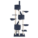 i.Pet Cat Tree 244cm Trees Scratching Post Scratcher Tower Condo House Furniture Wood i.Pet