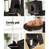 i.Pet Cat Tree 193cm Trees Scratching Post Scratcher Tower Condo House Furniture Wood i.Pet