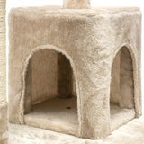 i.Pet Cat Tree 180cm Trees Scratching Post Scratcher Tower Condo House Furniture Wood Beige i.Pet