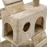 i.Pet Cat Tree 180cm Trees Scratching Post Scratcher Tower Condo House Furniture Wood Beige i.Pet