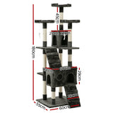 i.Pet Cat Tree 180cm Trees Scratching Post Scratcher Tower Condo House Furniture Wood i.Pet