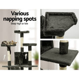 i.Pet Cat Tree 180cm Trees Scratching Post Scratcher Tower Condo House Furniture Wood i.Pet