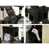 i.Pet Cat Tree 180cm Trees Scratching Post Scratcher Tower Condo House Furniture Wood i.Pet