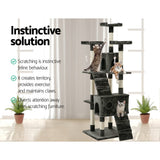 i.Pet Cat Tree 180cm Trees Scratching Post Scratcher Tower Condo House Furniture Wood i.Pet