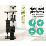 i.Pet Cat Tree 180cm Trees Scratching Post Scratcher Tower Condo House Furniture Wood i.Pet