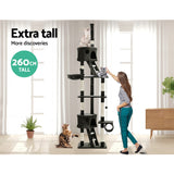 i.Pet Cat Tree 260cm Trees Scratching Post Scratcher Tower Condo House Furniture Wood i.Pet