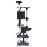 i.Pet Cat Tree 203cm Trees Scratching Post Scratcher Tower Condo House Furniture Wood i.Pet