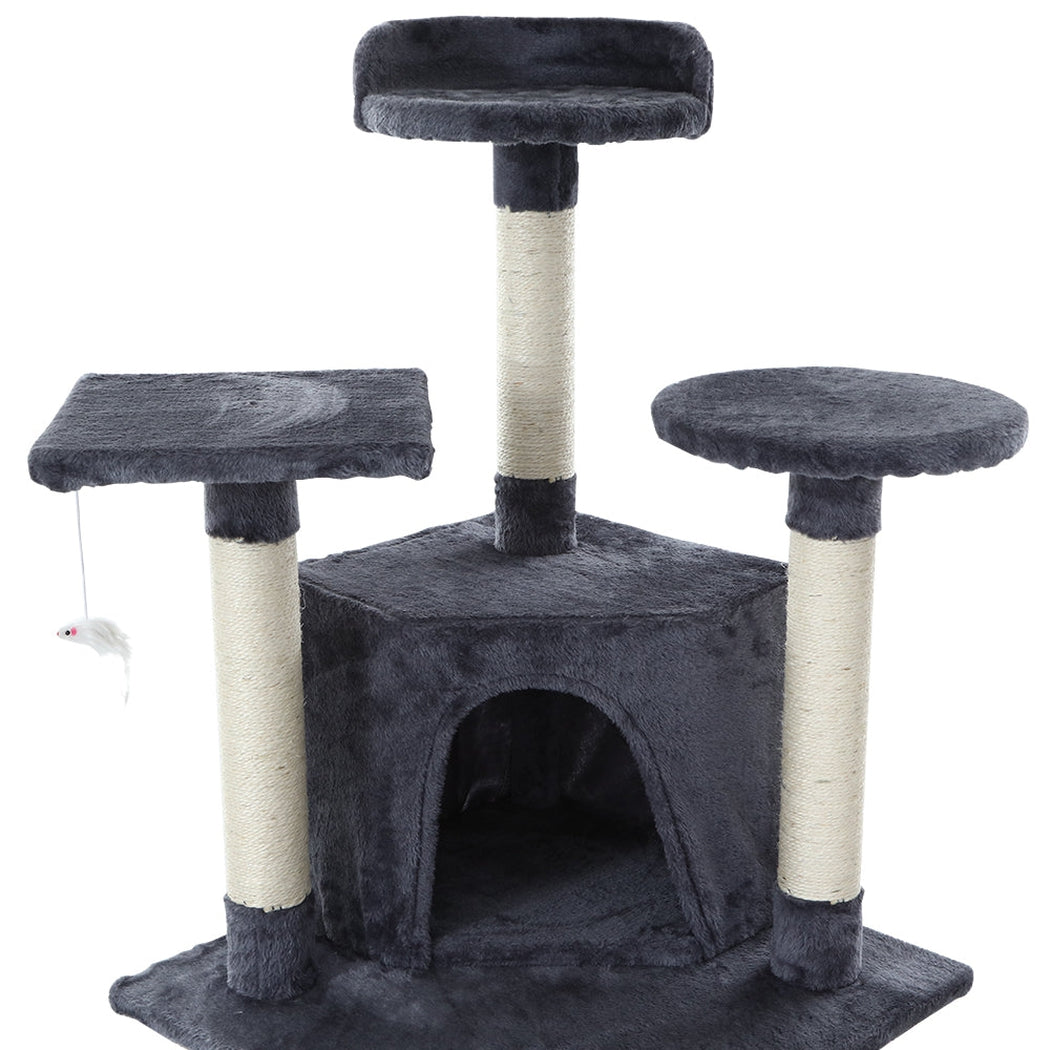 i.Pet Cat Tree 203cm Trees Scratching Post Scratcher Tower Condo House Furniture Wood i.Pet