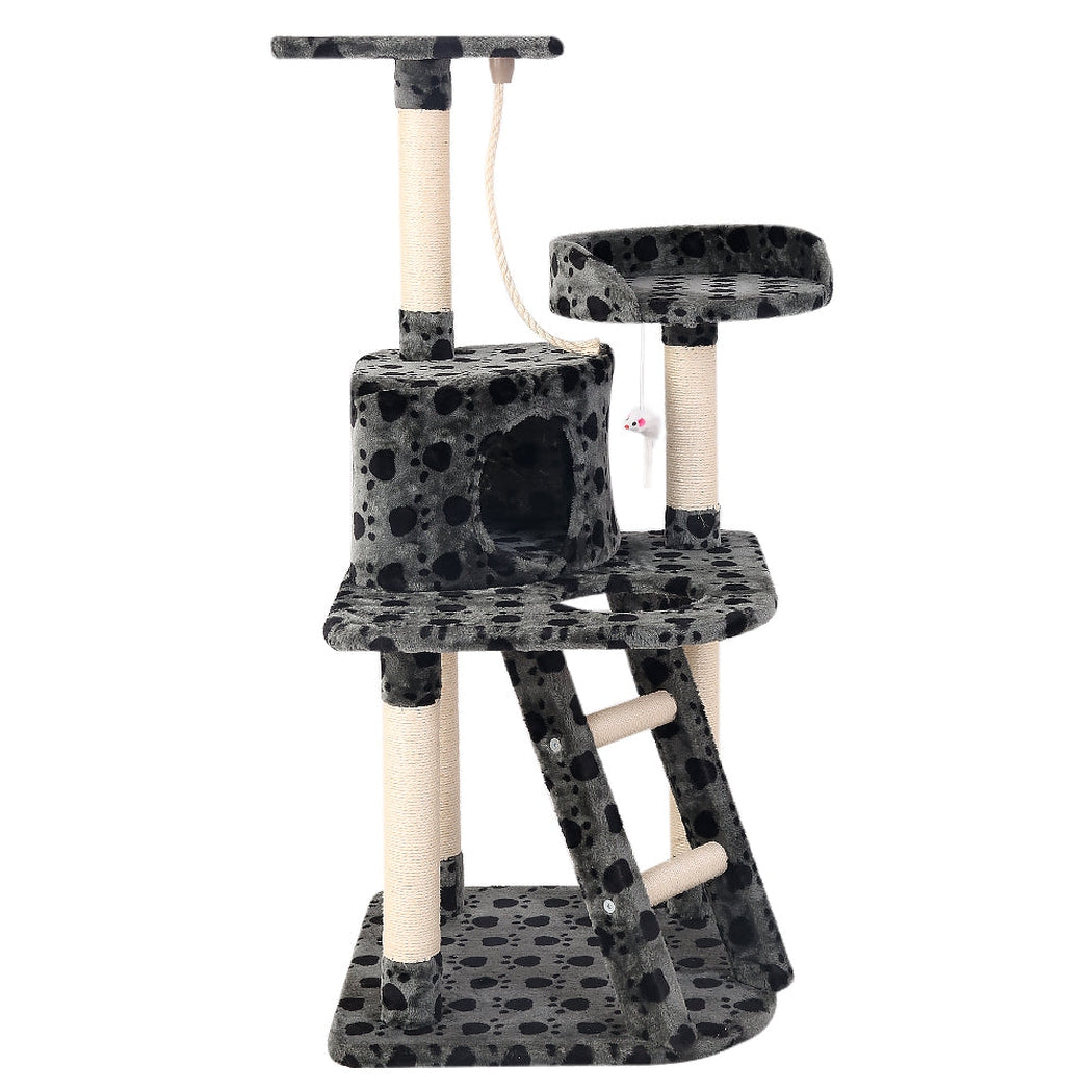 i.Pet Cat Tree 120cm Trees Scratching Post Scratcher Tower Condo House Furniture Wood 120cm i.Pet