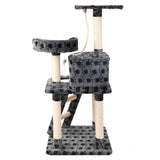 i.Pet Cat Tree 120cm Trees Scratching Post Scratcher Tower Condo House Furniture Wood 120cm i.Pet
