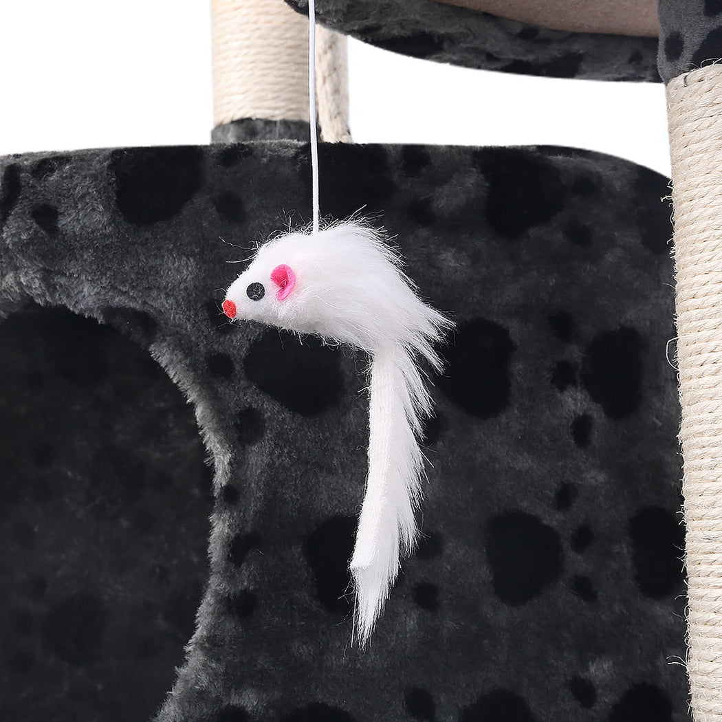 i.Pet Cat Tree 120cm Trees Scratching Post Scratcher Tower Condo House Furniture Wood 120cm i.Pet
