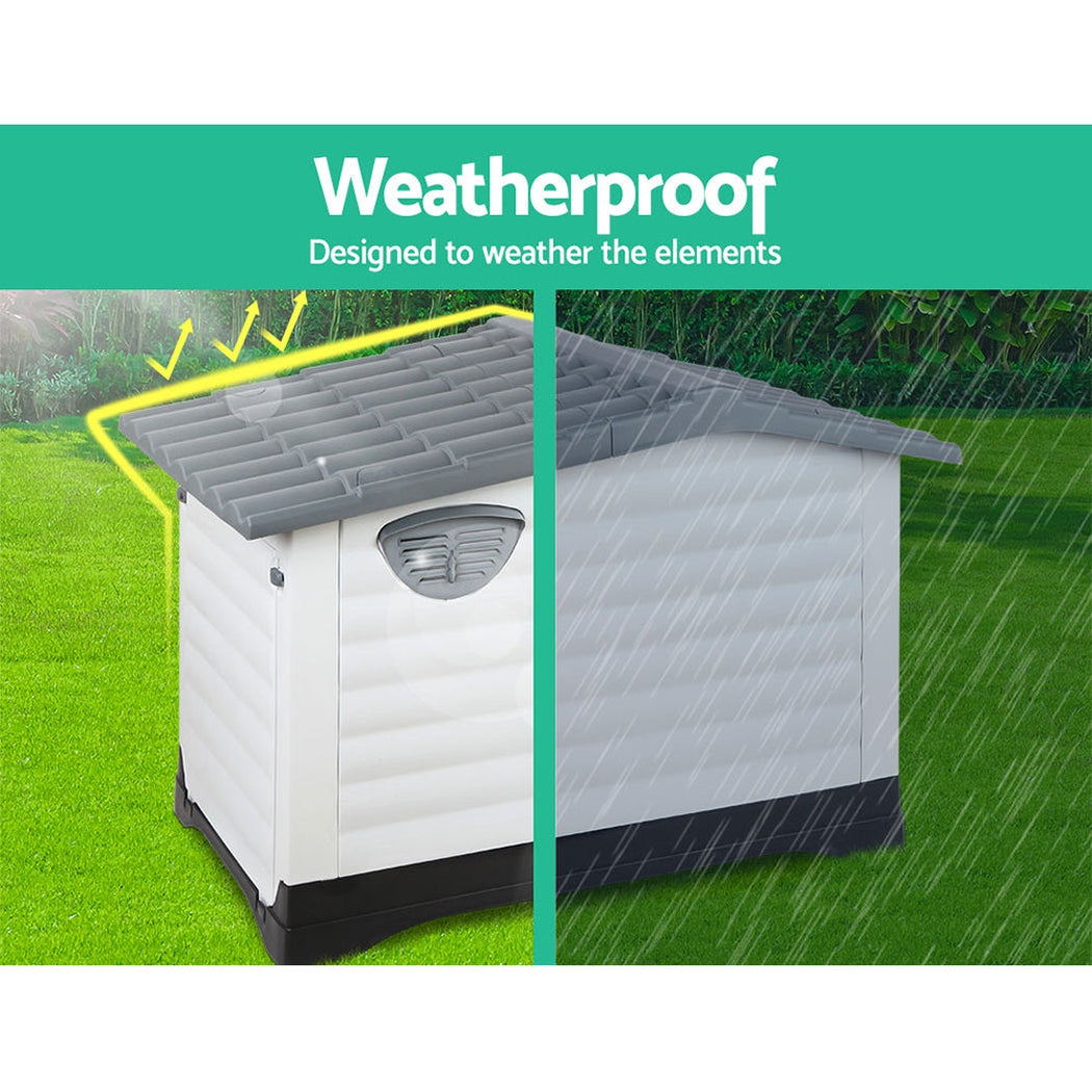 i.Pet Extra Extra Large Pet Kennel - Grey i.Pet