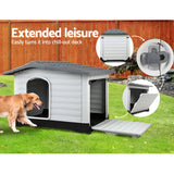 i.Pet Extra Extra Large Pet Kennel - Grey i.Pet
