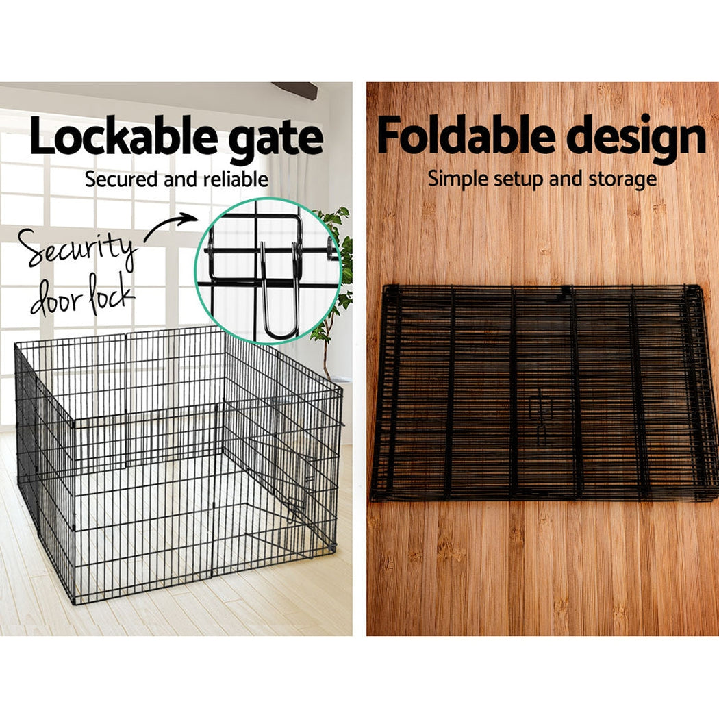 i.Pet 30" 8 Panel Pet Dog Playpen Puppy Exercise Cage Enclosure Play Pen Fence i.Pet