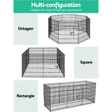 i.Pet 2X30" 8 Panel Pet Dog Playpen Puppy Exercise Cage Enclosure Fence Play Pen i.Pet