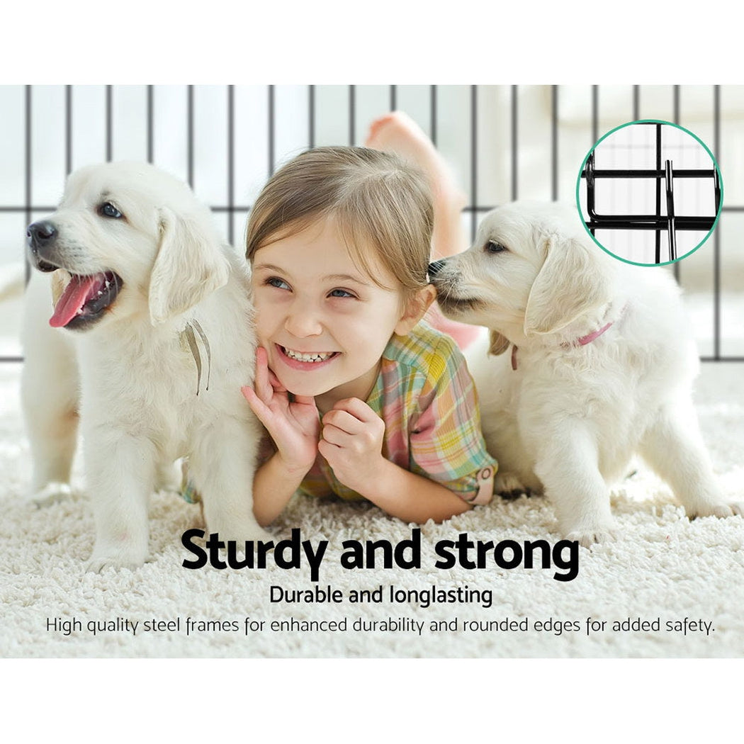 i.Pet 2X36" 8 Panel Pet Dog Playpen Puppy Exercise Cage Enclosure Fence Play Pen i.Pet