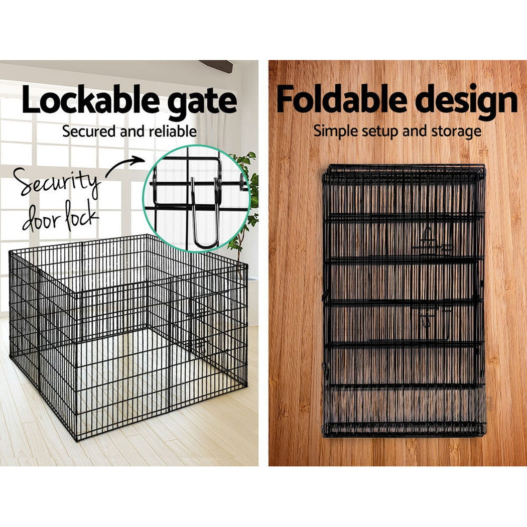 i.Pet 2X36" 8 Panel Pet Dog Playpen Puppy Exercise Cage Enclosure Fence Play Pen i.Pet