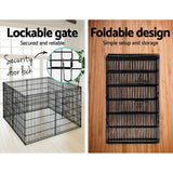 i.Pet 2X36" 8 Panel Pet Dog Playpen Puppy Exercise Cage Enclosure Fence Play Pen i.Pet