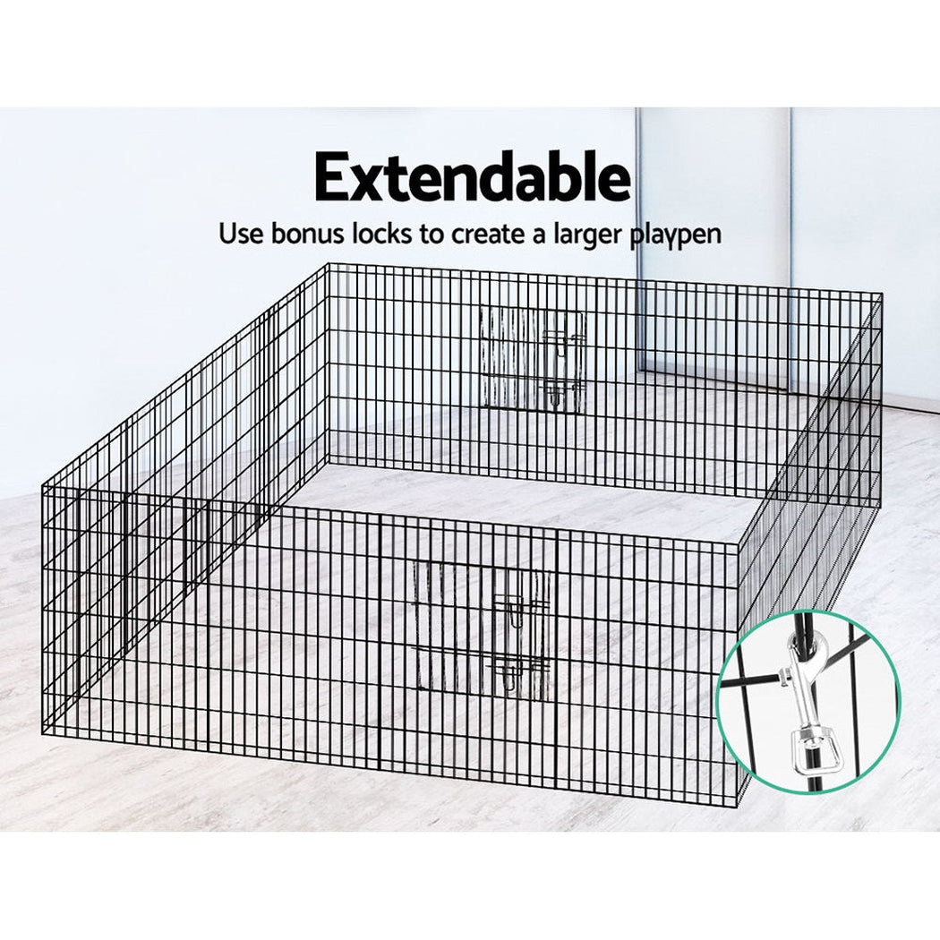 i.Pet 2X36" 8 Panel Pet Dog Playpen Puppy Exercise Cage Enclosure Fence Play Pen i.Pet