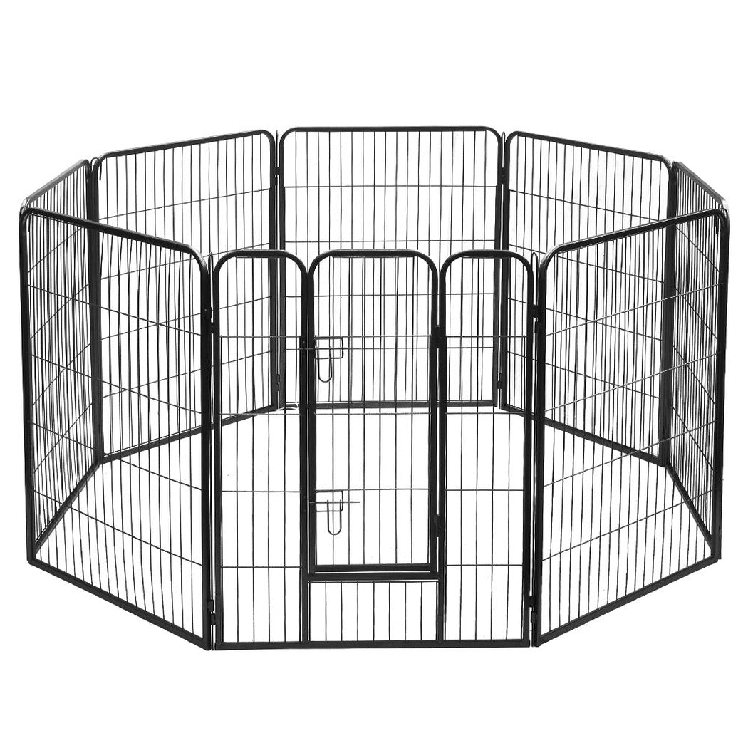 i.Pet 40" Pet Dog Playpen Kennel Puppy Enclosure Fence Cage Play Pen 8 Panel i.Pet