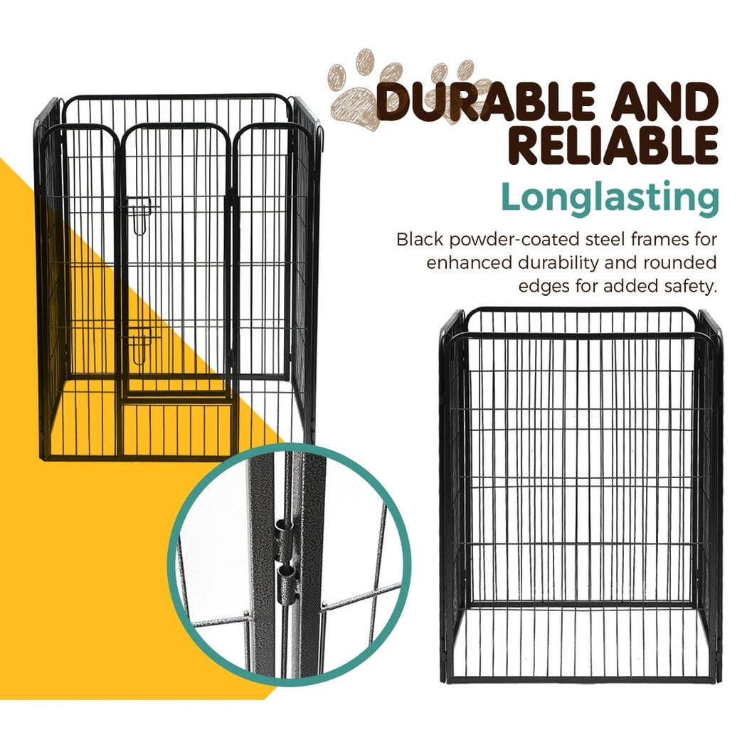 i.Pet 40" Pet Dog Playpen Kennel Puppy Enclosure Fence Cage Play Pen 8 Panel i.Pet