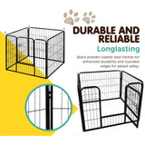 i.Pet 8 Panel Pet Dog Playpen Puppy Exercise Cage Enclosure Fence Play Pen 80x60cm i.Pet