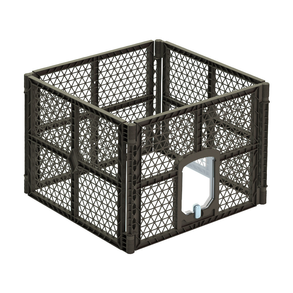 i.Pet Pet Dog Playpen Enclosure 4 Panel Fence Puppy Cage Plastic Play Pen Fold i.Pet