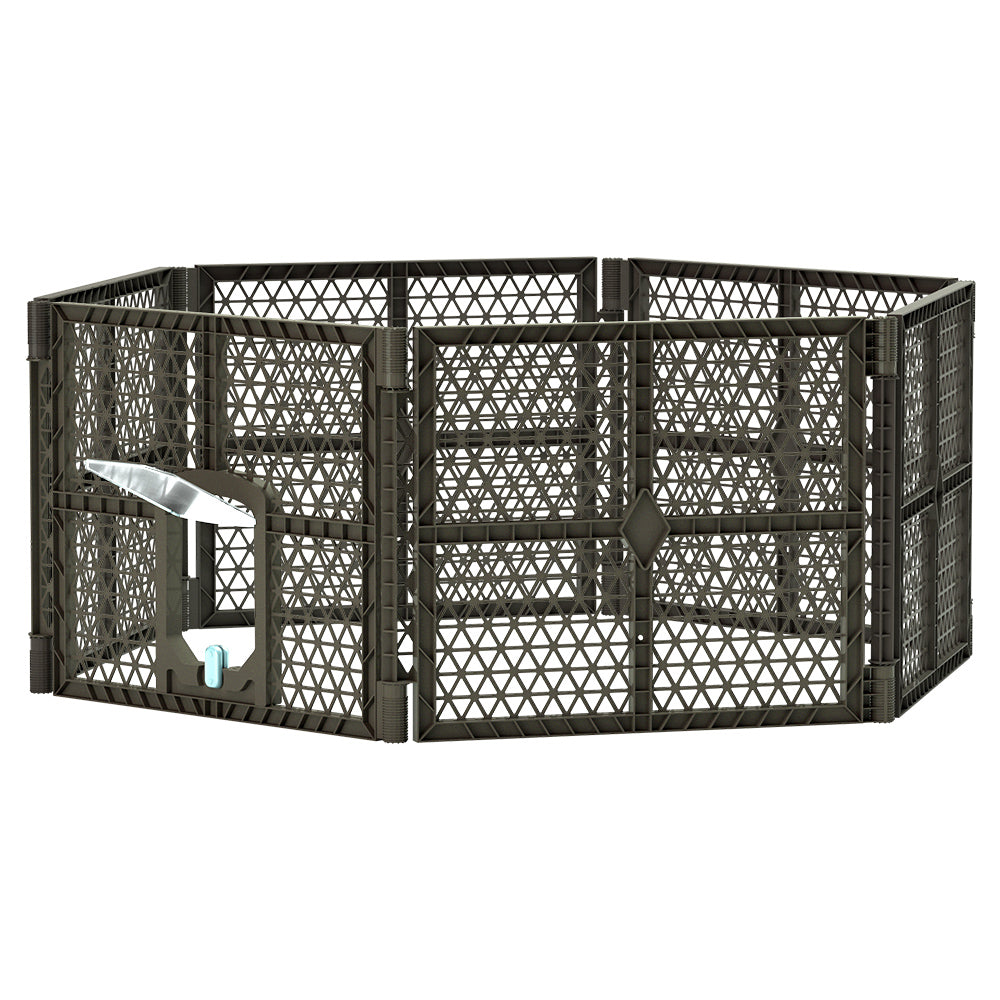i.Pet Pet Dog Playpen Enclosure 6 Panel Fence Puppy Cage Plastic Play Pen Fold i.Pet