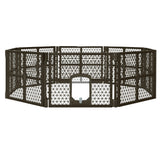 i.Pet Pet Dog Playpen Enclosure 8 Panel Fence Puppy Cage Plastic Play Pen Fold i.Pet