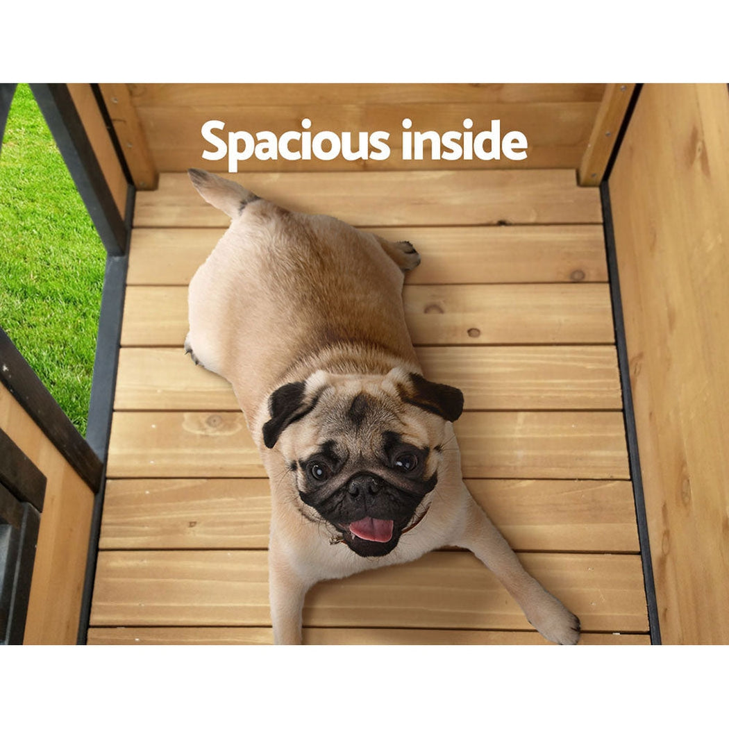 i.Pet Large Wooden Pet Kennel i.Pet